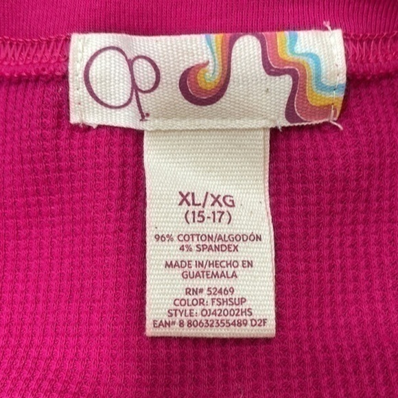 OP | Pink Butterfly Print Long Sleeve - Picture 4 of 5